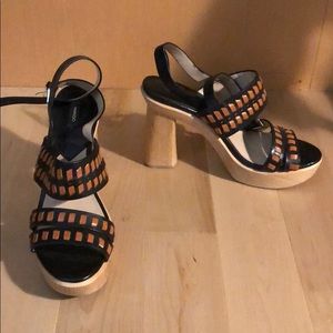 Mango Platform Heeled open toe sandal